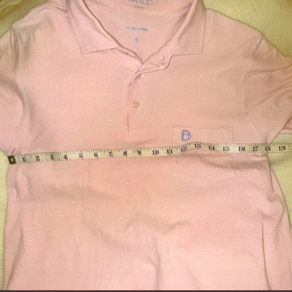 B Draddy Sport light pink polo shirt golf club Nevada Tour small pristine - Picture 11 of 11